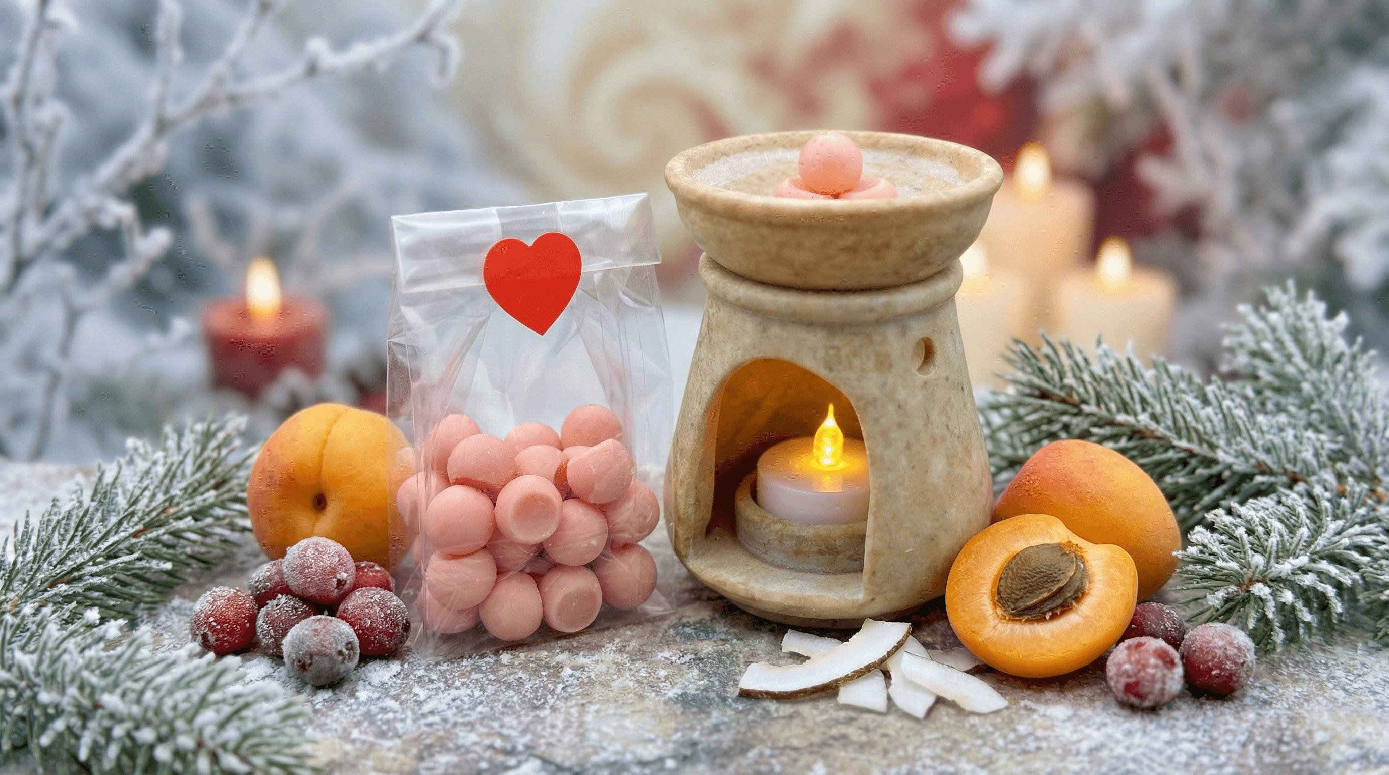 Frosted Cranberry Wax Melts โ photo 3