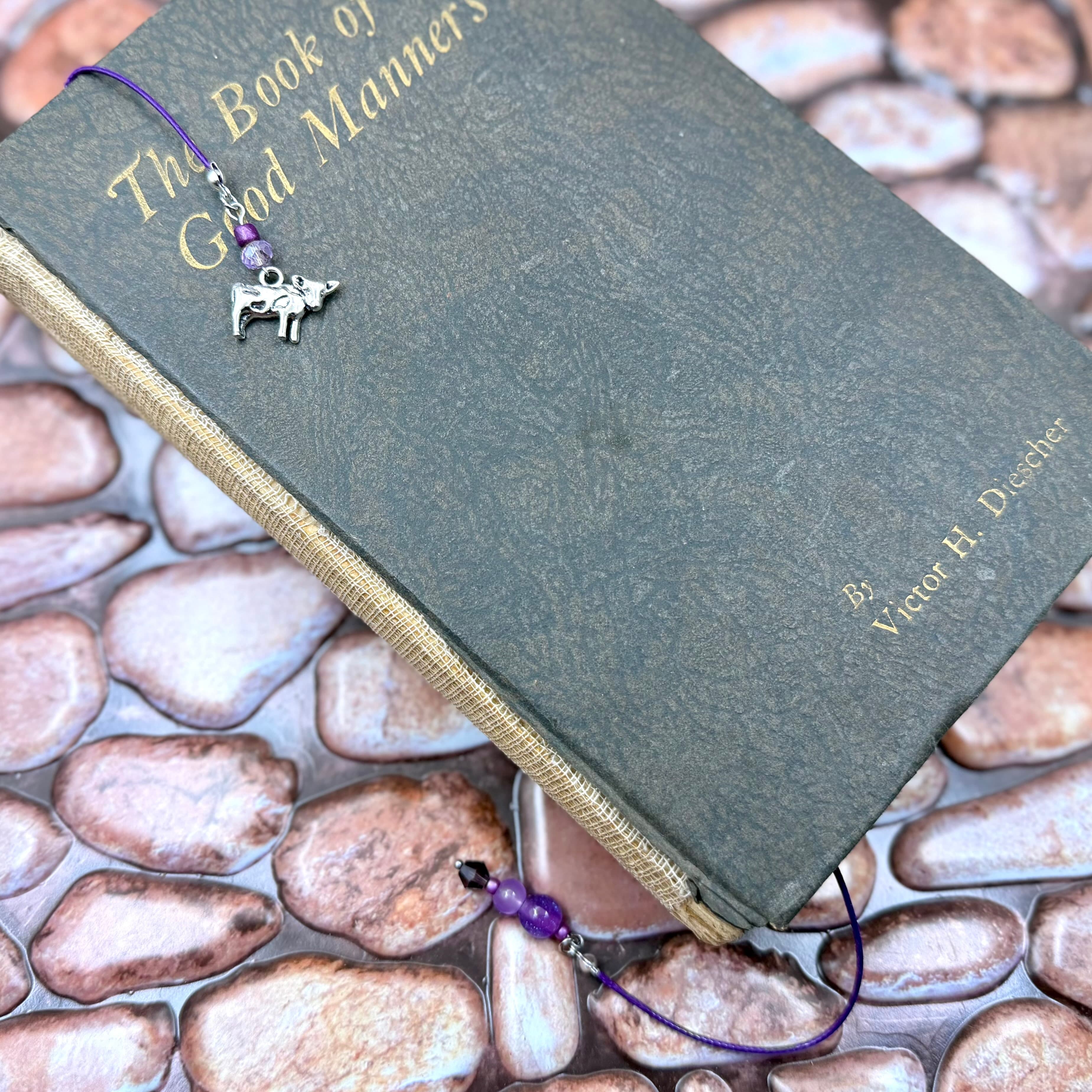Purple Cow Bookmark โ photo 3