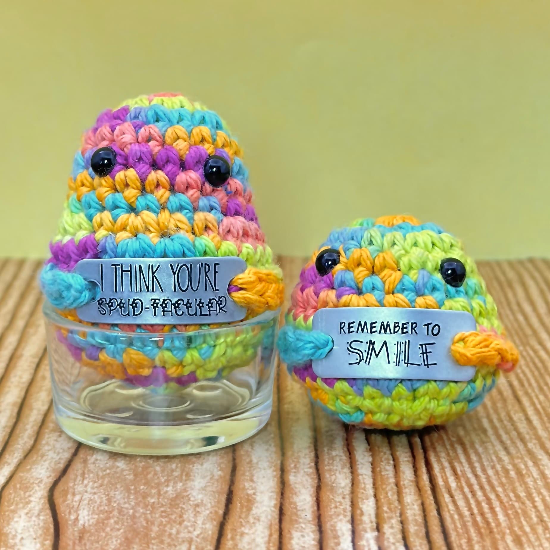 Party Potato Tater Tot โ Hand-Crocheted Pals