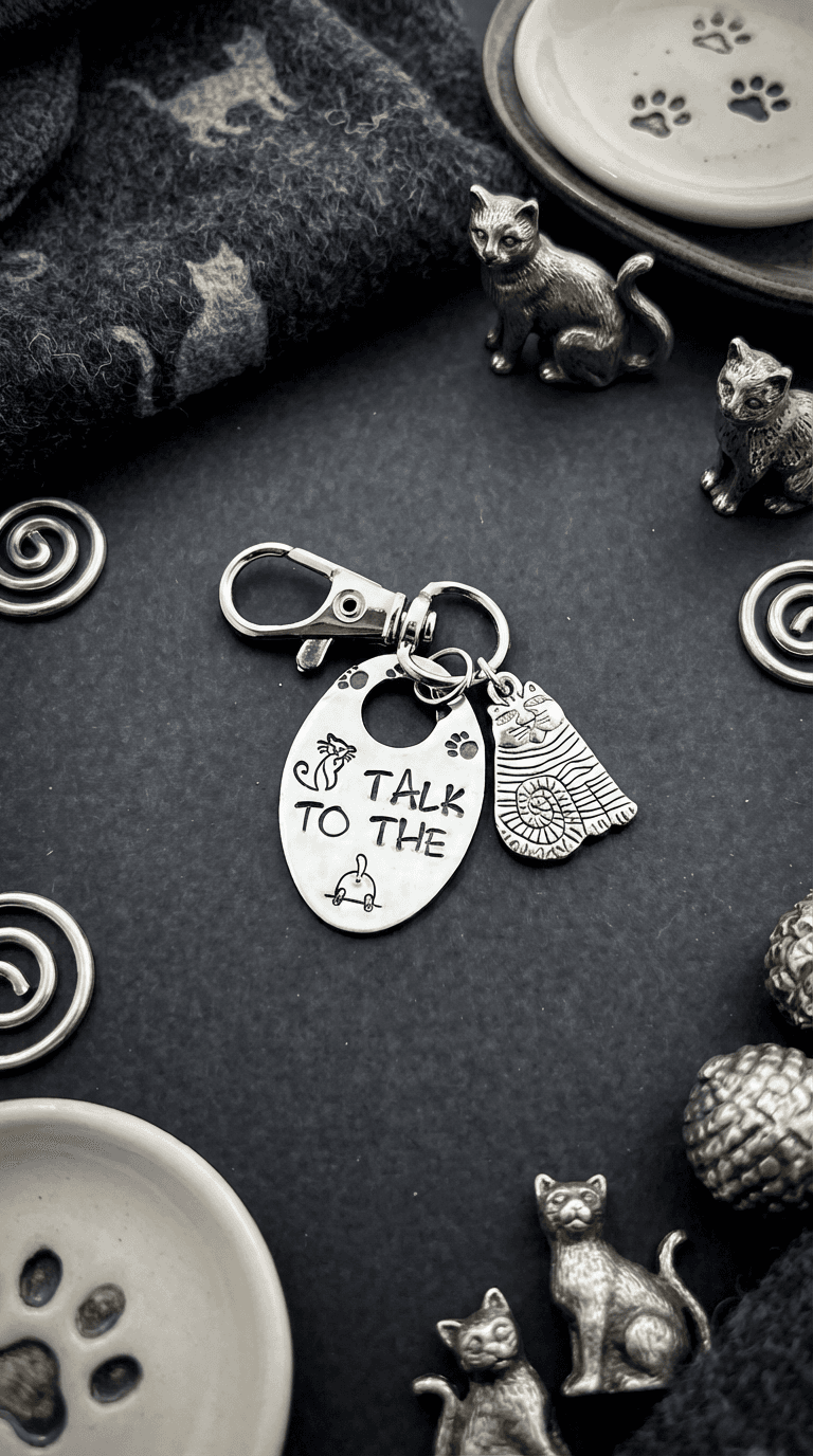 Talk To The * (Hand-Stamped Tag) โ photo 3